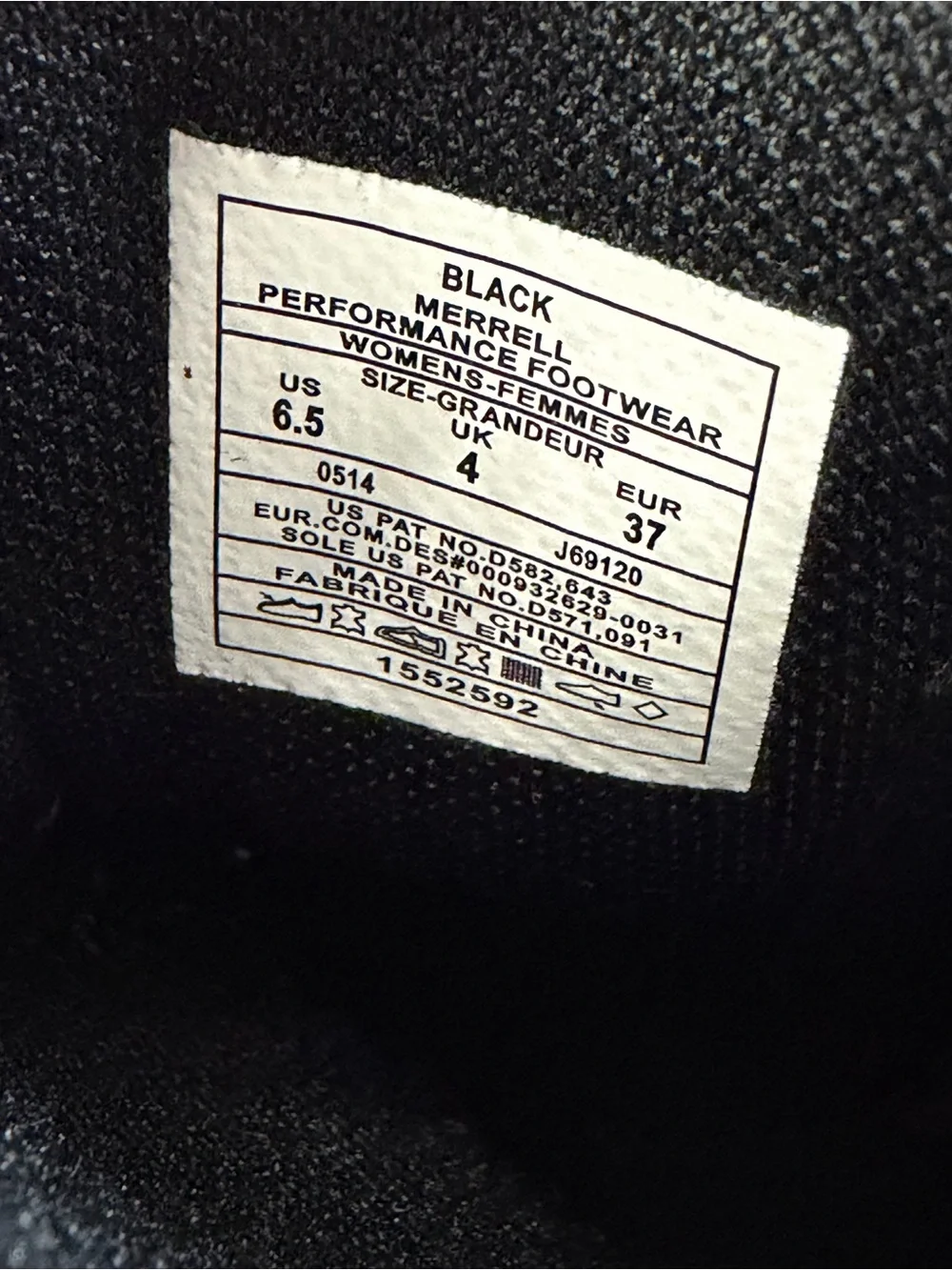Merrell Captiva Launch Mid 2 Waterproof Boots Black Leather Women’s Size 6.5